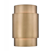 2 Light Wall Sconce-Rubbed Brass