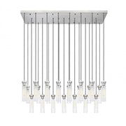 23 Light Linear Chandelier-Clear