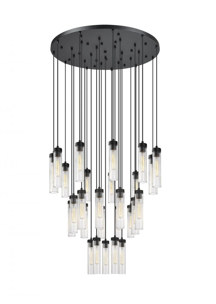 Z-Lite Lighting 740P-27R-MB Chandelier - Black