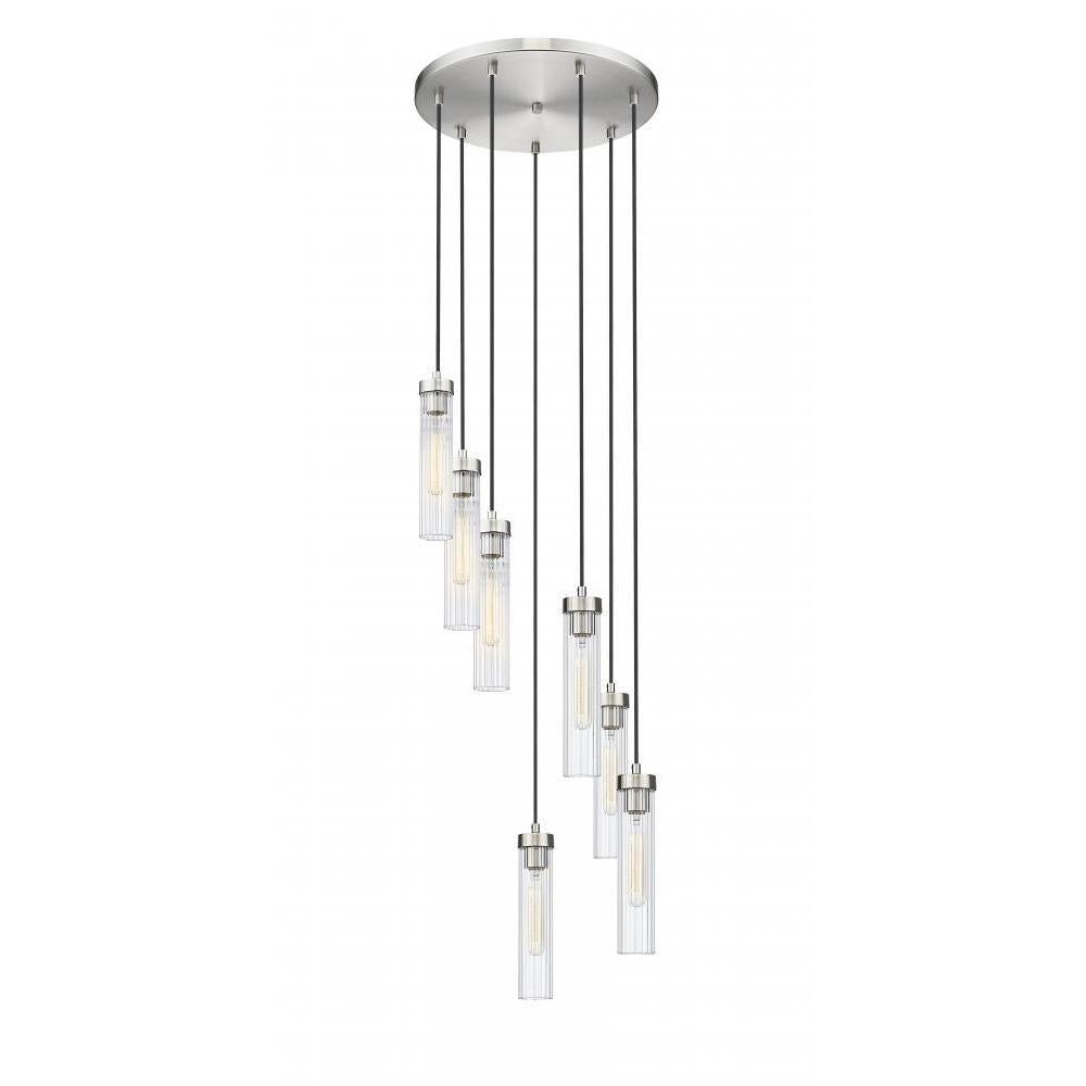 7 Light Chandelier-Clear
