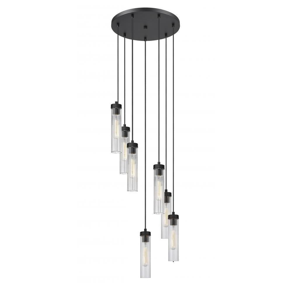 7 Light Chandelier-Clear