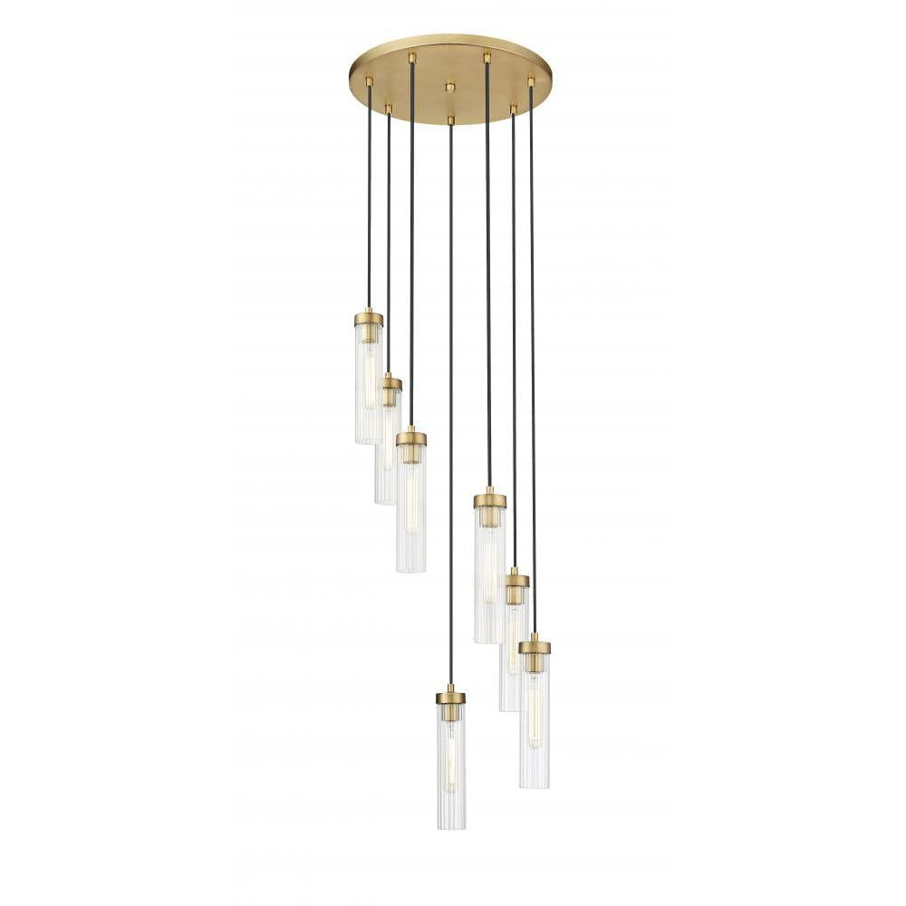 7 Light Chandelier-Clear