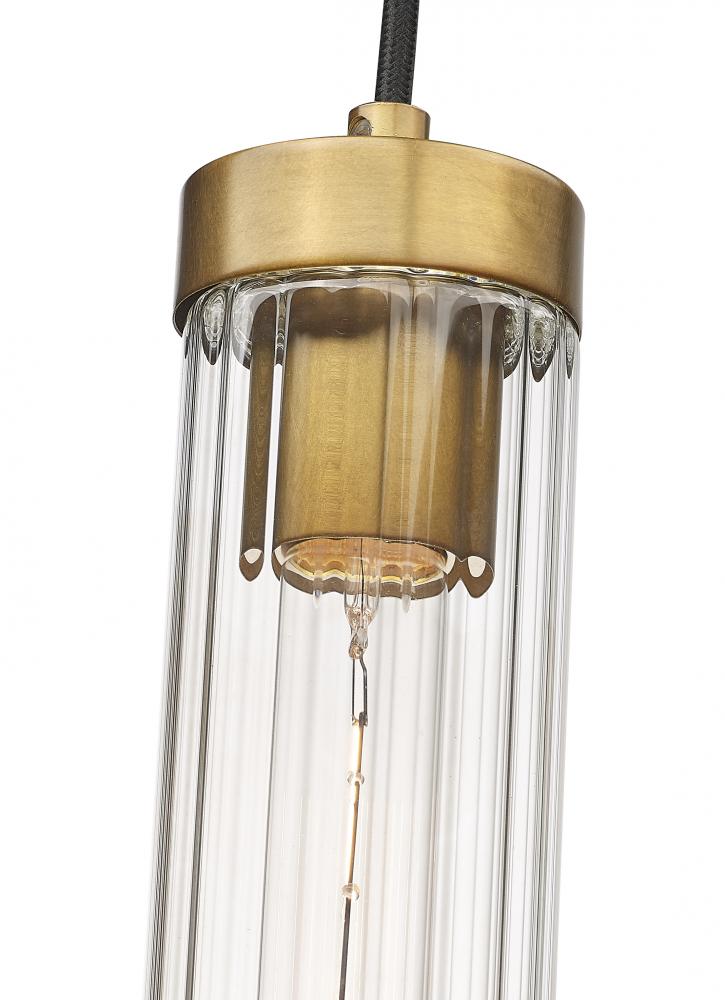 Z-Lite Lighting 740P-RB Pendant Industrial - Brass