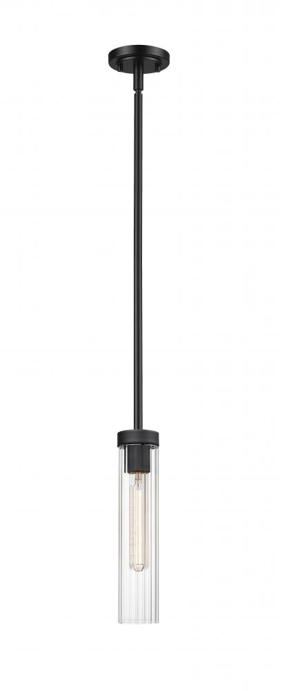 Z-Lite Lighting 740P-ROD-MB Pendant Industrial - Black