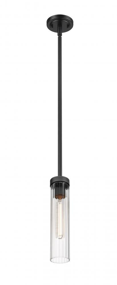 Z-Lite Lighting 740P-ROD-MB Pendant Industrial - Black