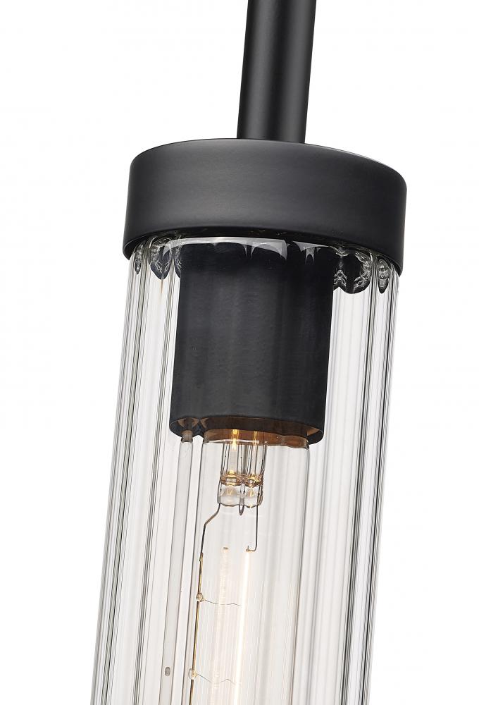 Z-Lite Lighting 740P-ROD-MB Pendant Industrial - Black