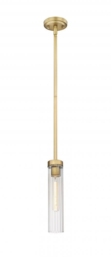 Z-Lite Lighting 740P-ROD-RB Pendant Industrial - Brass