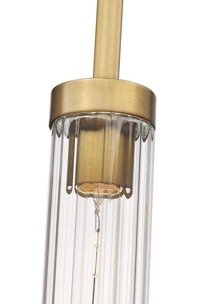 Z-Lite Lighting 740P-ROD-RB Pendant Industrial - Brass