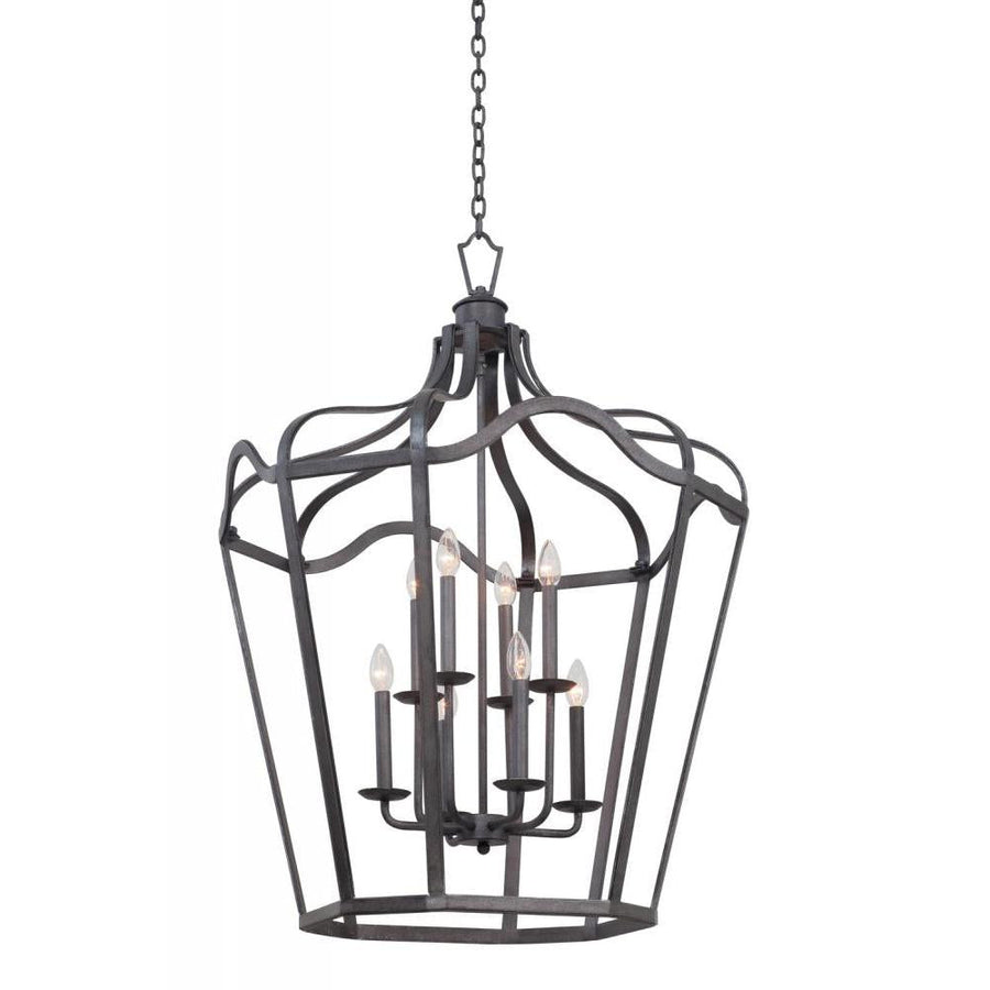 Livingston 28 Inch Wall Sconce – Charcoal – 7416CL