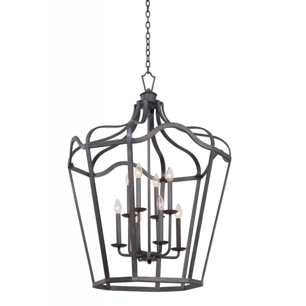 Livingston 28 Inch Wall Sconce – Charcoal – 7416CL