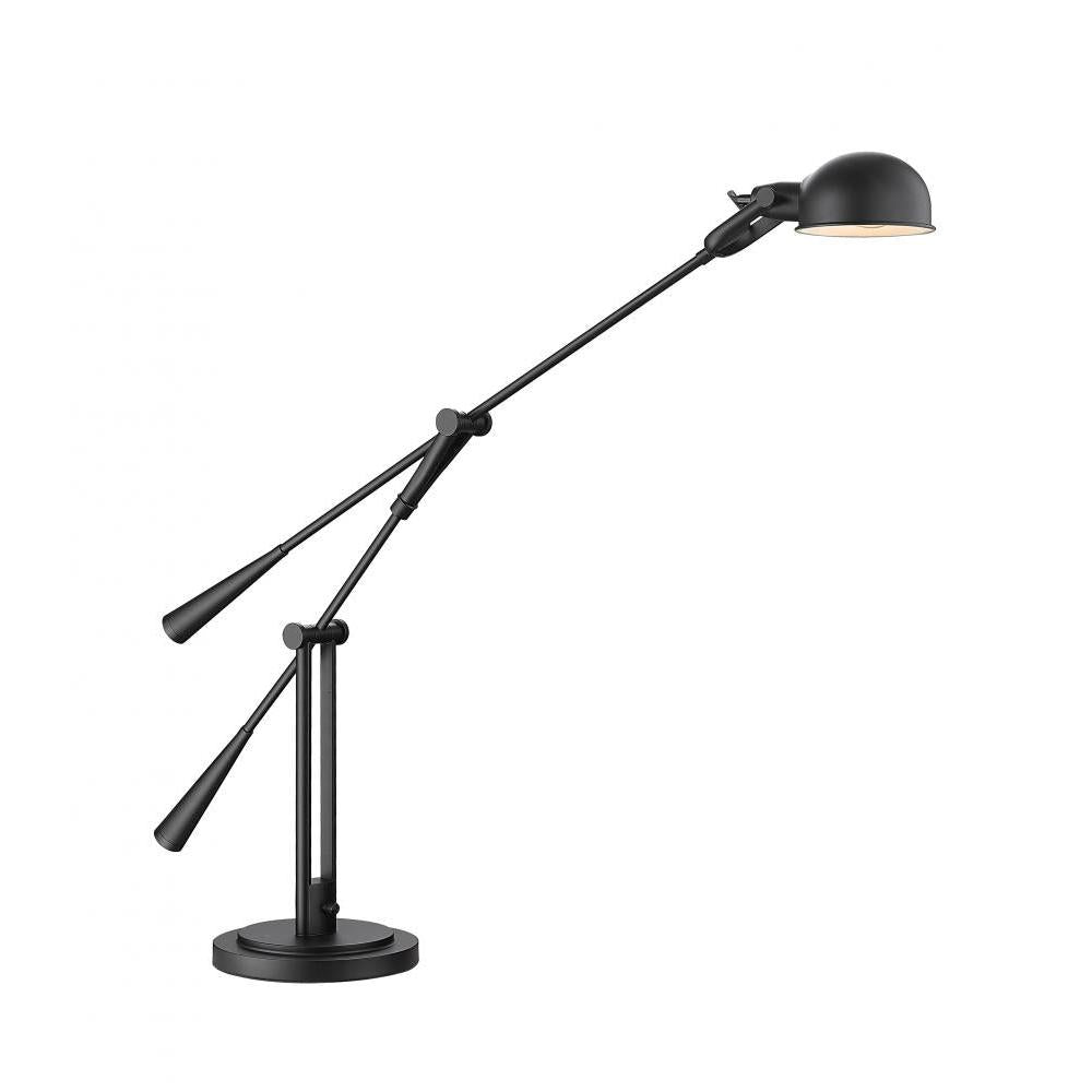1 Light Table Lamp-Matte Black and