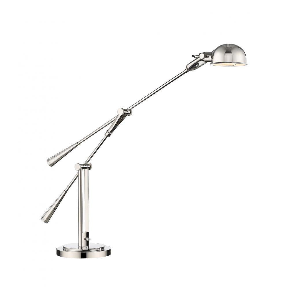 1 Light Table Lamp-Polished Nickel