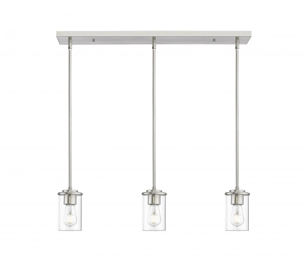 Z-Lite Lighting 742MP-3BN Pendant Mid Century Modern - Nickel