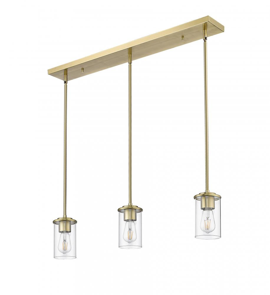 Z-Lite Lighting 742MP-3LG Pendant Mid Century Modern - Gold