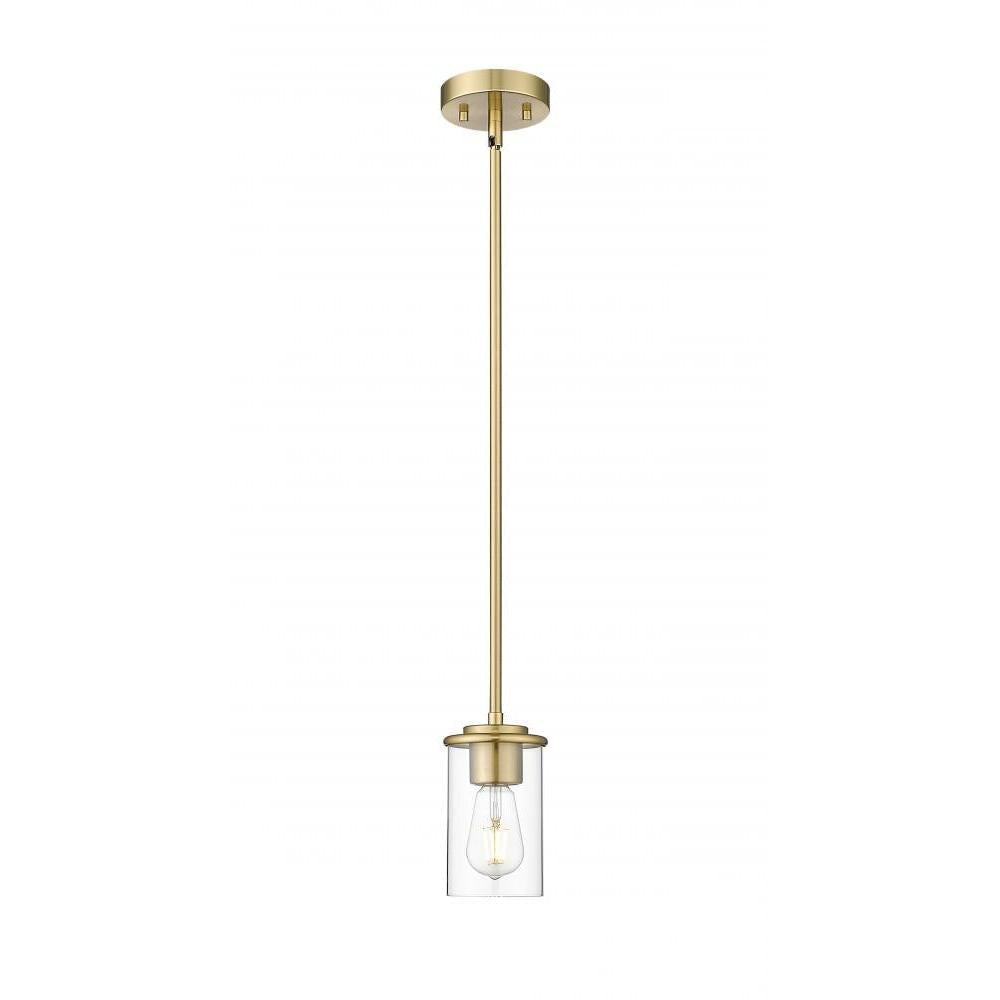 1 Light Pendant-Clear