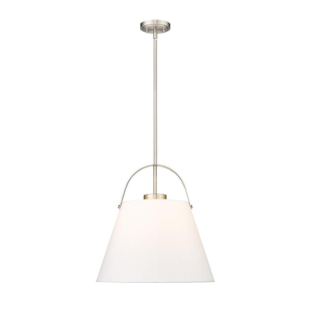 1 Light Pendant-Ivory