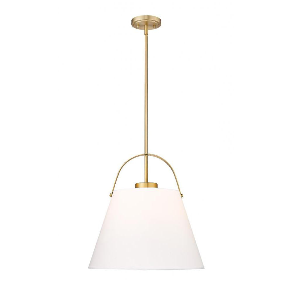 1 Light Pendant-Ivory