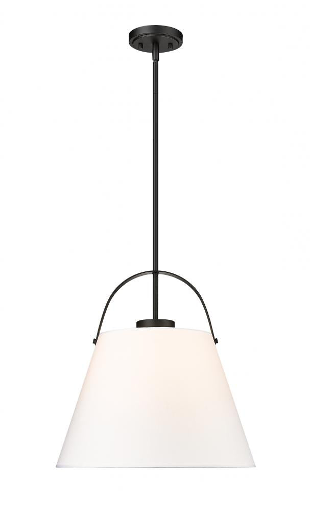 Z-Lite Lighting 743P18-MB Pendant Farm House - Black