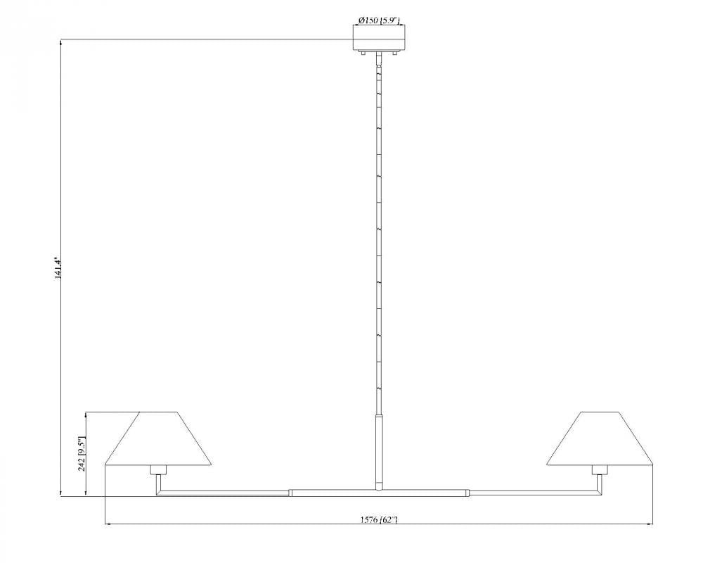 Z-Lite Lighting 744-62L-BN Chandelier Contemporary - Nickel