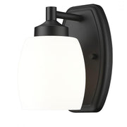 1 Light Wall Sconce-Matte Opal