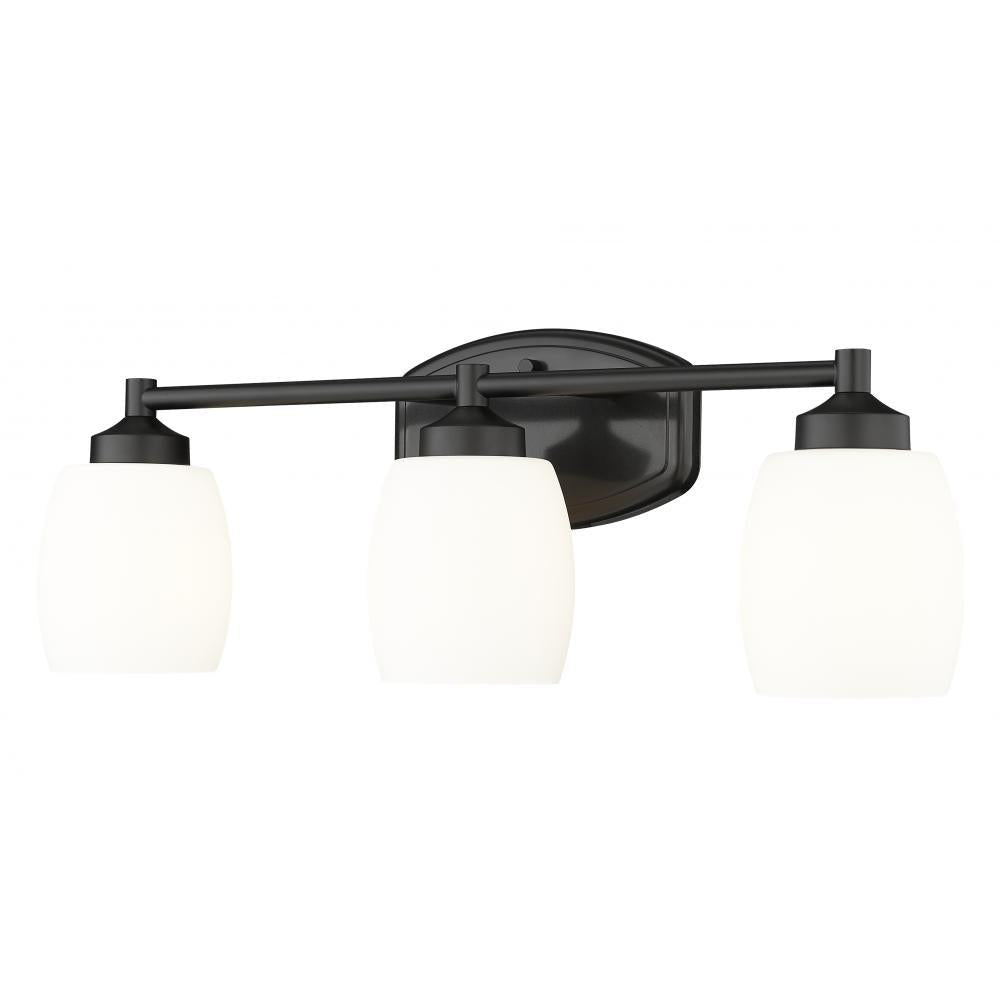 3 Light Vanity-Matte Opal