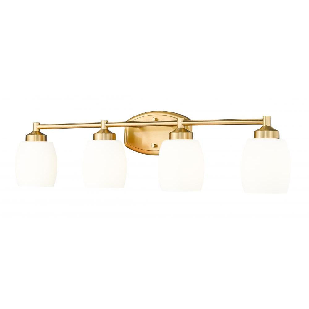 4 Light Vanity-Matte Opal