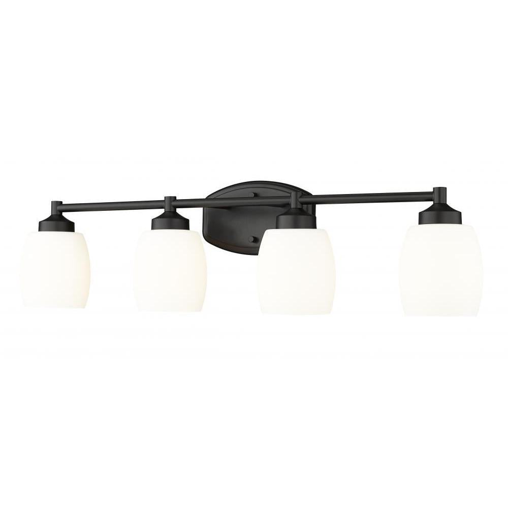 4 Light Vanity-Matte Opal