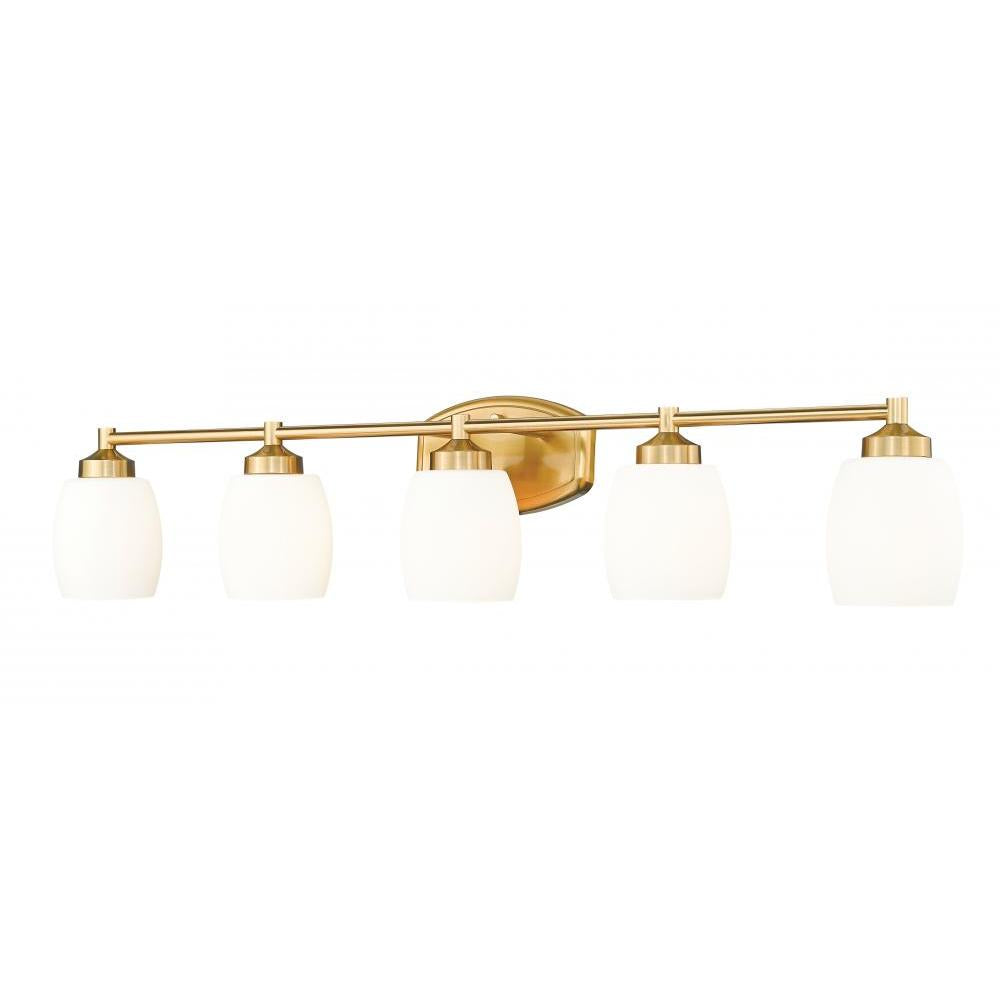 5 Light Vanity-Matte Opal