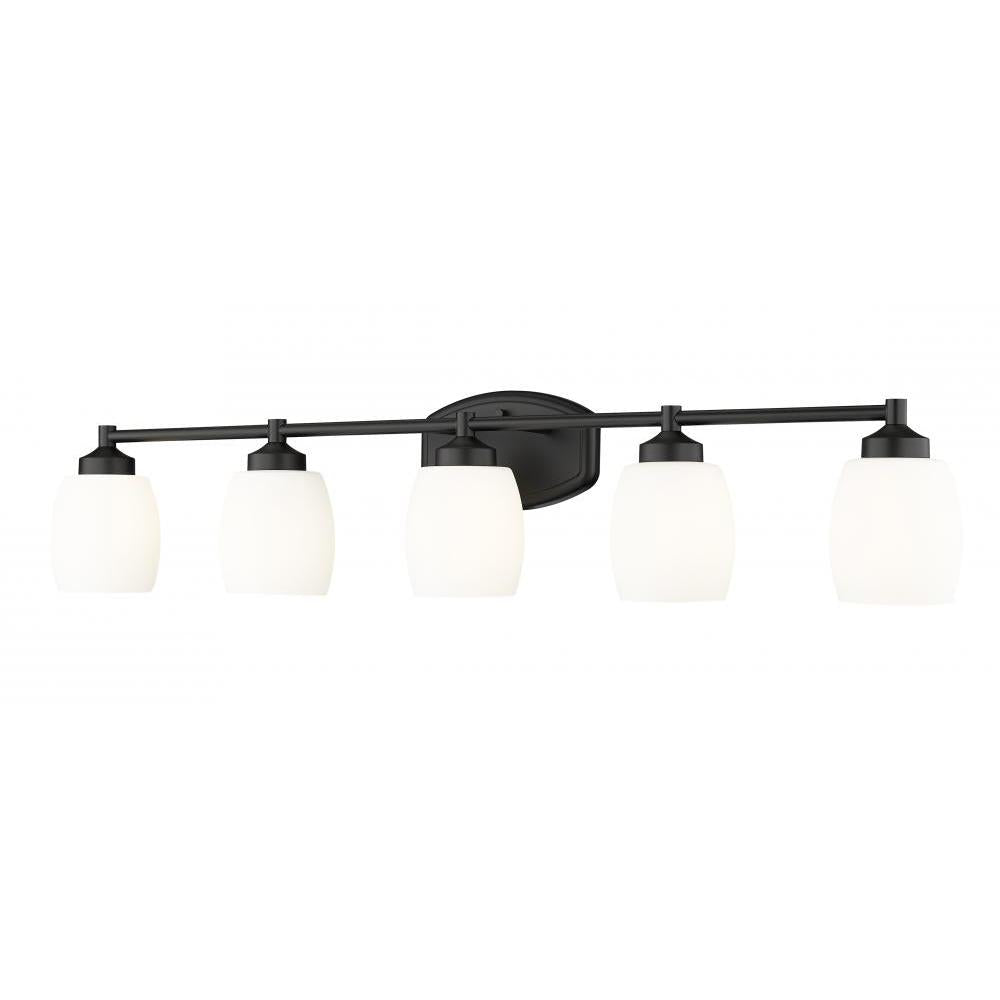 5 Light Vanity-Matte Opal