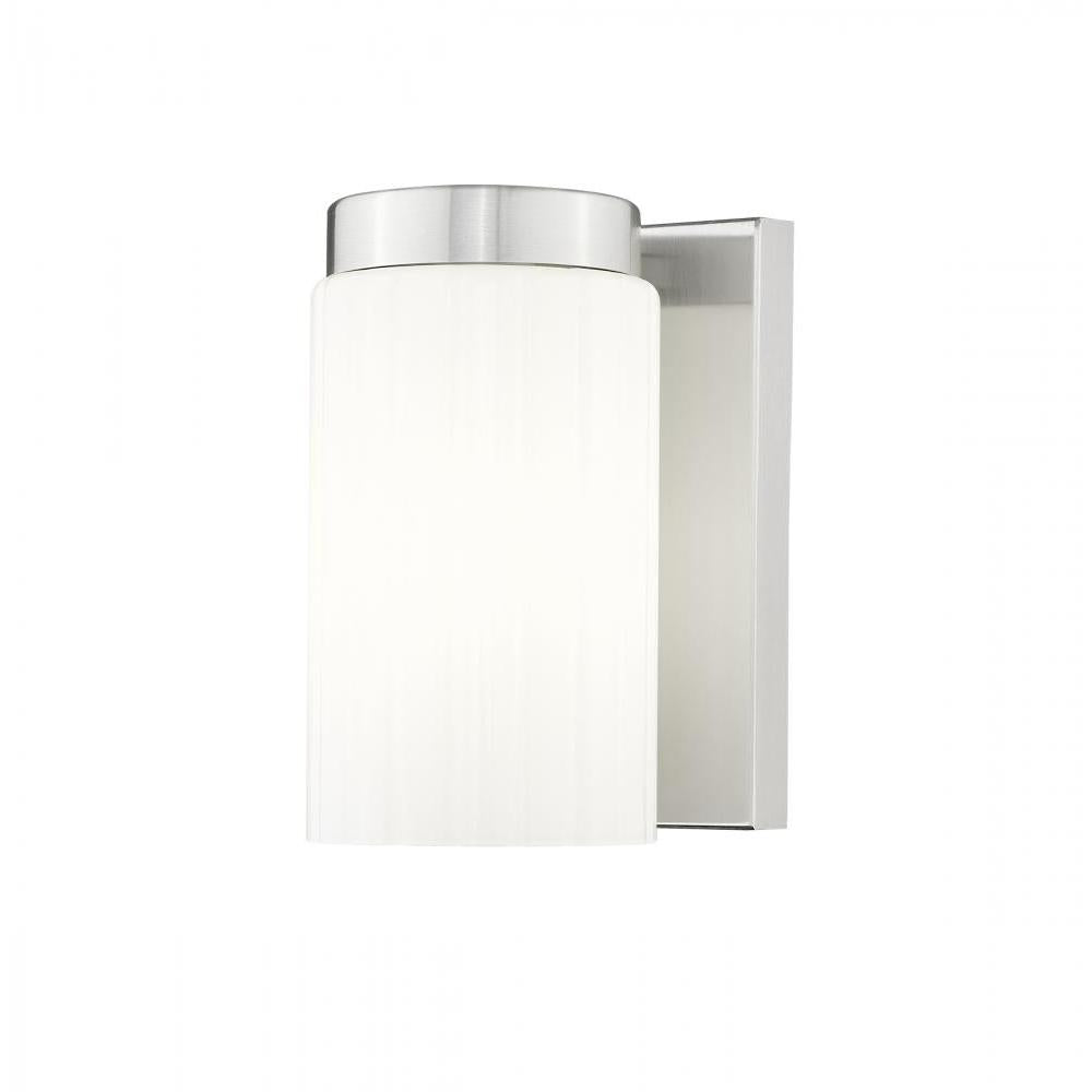 1 Light Wall Sconce-Matte Opal