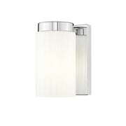 1 Light Wall Sconce-Matte Opal