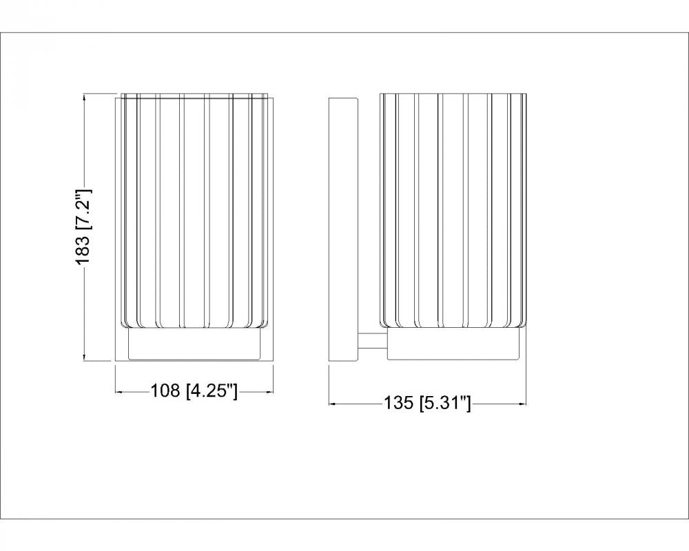 Z-Lite Lighting 746-1S-CH Sconce Traditional - Chrome