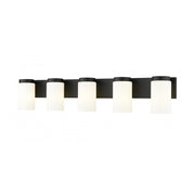 5 Light Vanity-Matte Opal