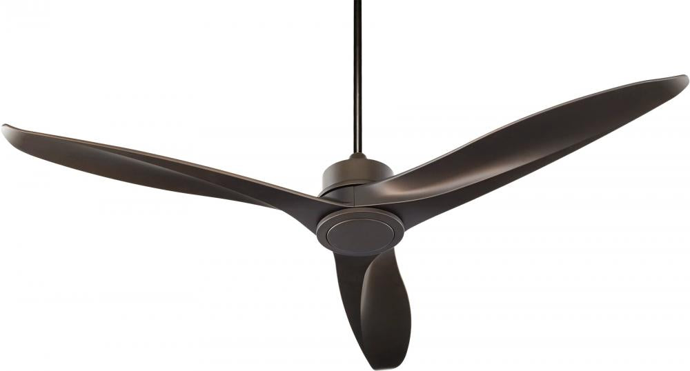 Quorum Lighting KRESS 74603-86 Fan Contemporary - Oiled Bronze