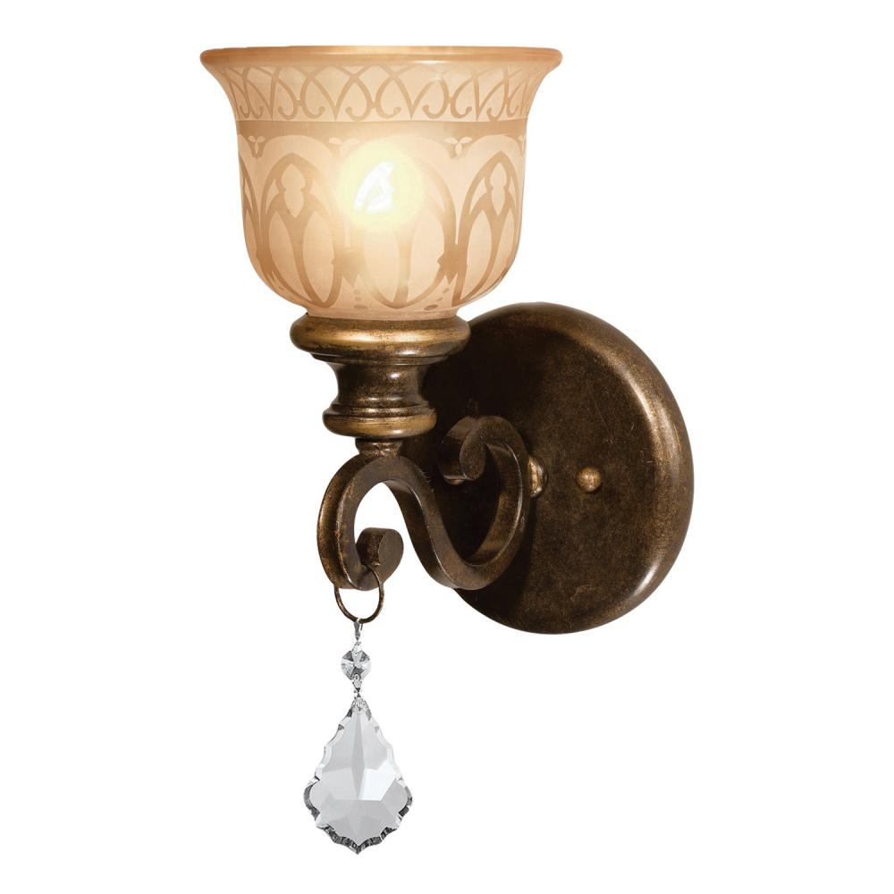 Crystorama NORWALK 7501-BU-CL-MWP Sconce Americana - Bronze Umber