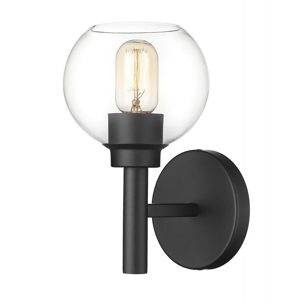 1 Light Wall Sconce-Clear