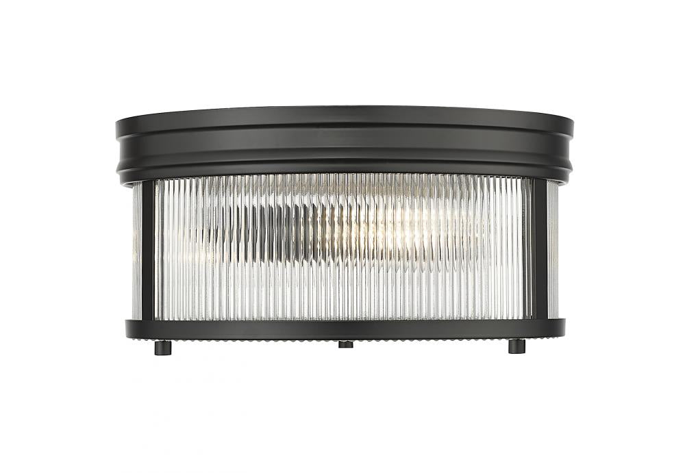 Z-Lite Lighting 7504FR13-MB Flush Mount Americana - Black