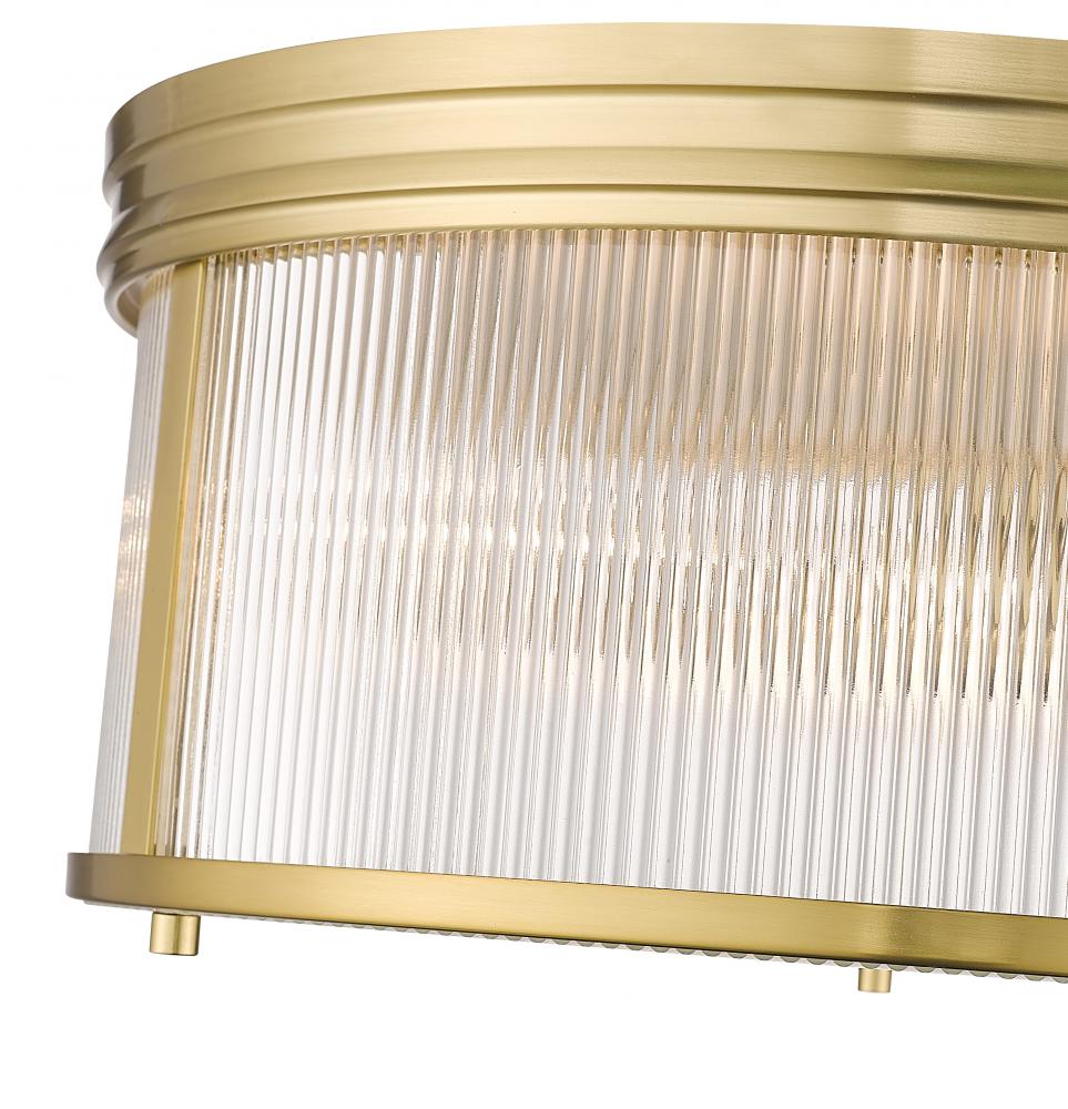 Z-Lite Lighting 7504FR18-MGLD Flush Mount Americana - Gold