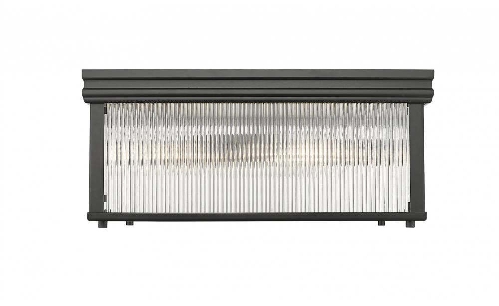 Z-Lite Lighting 7504FS18-MB Flush Mount Americana - Black