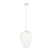1 Light Pendant-White Opal