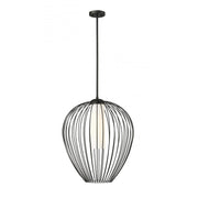 1 Light Pendant-White Opal