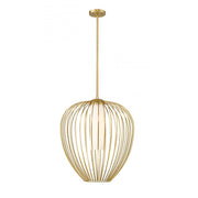 1 Light Pendant-White Opal