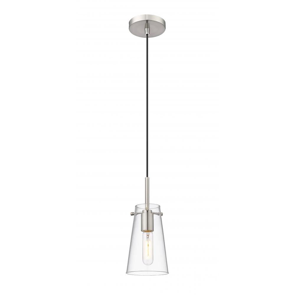1 Light Pendant-Clear