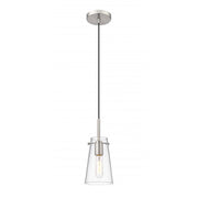 1 Light Pendant-Clear