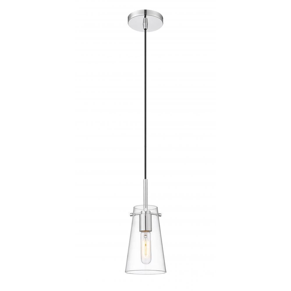 1 Light Pendant-Clear