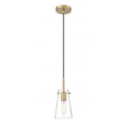 1 Light Pendant-Clear