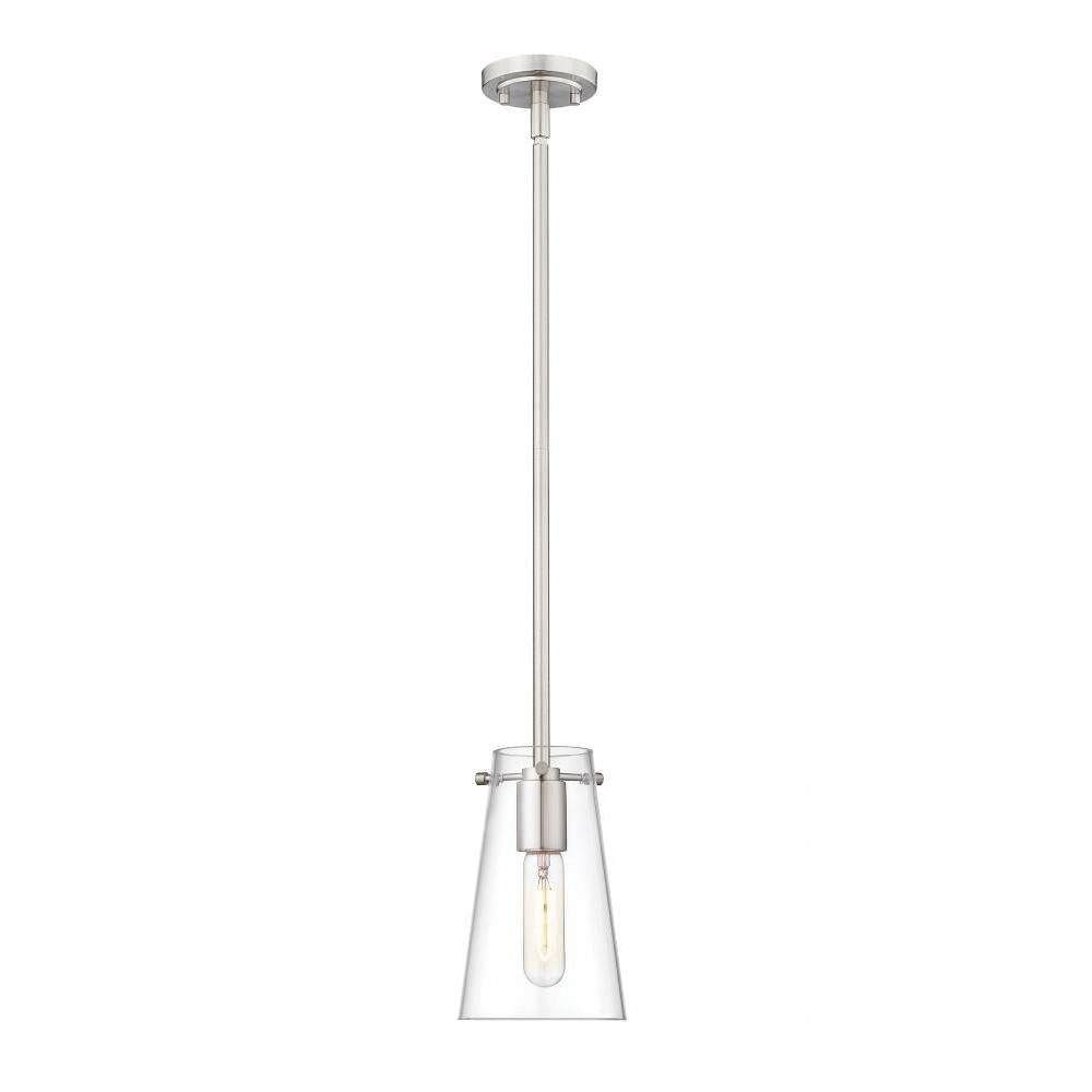 1 Light Pendant-Clear