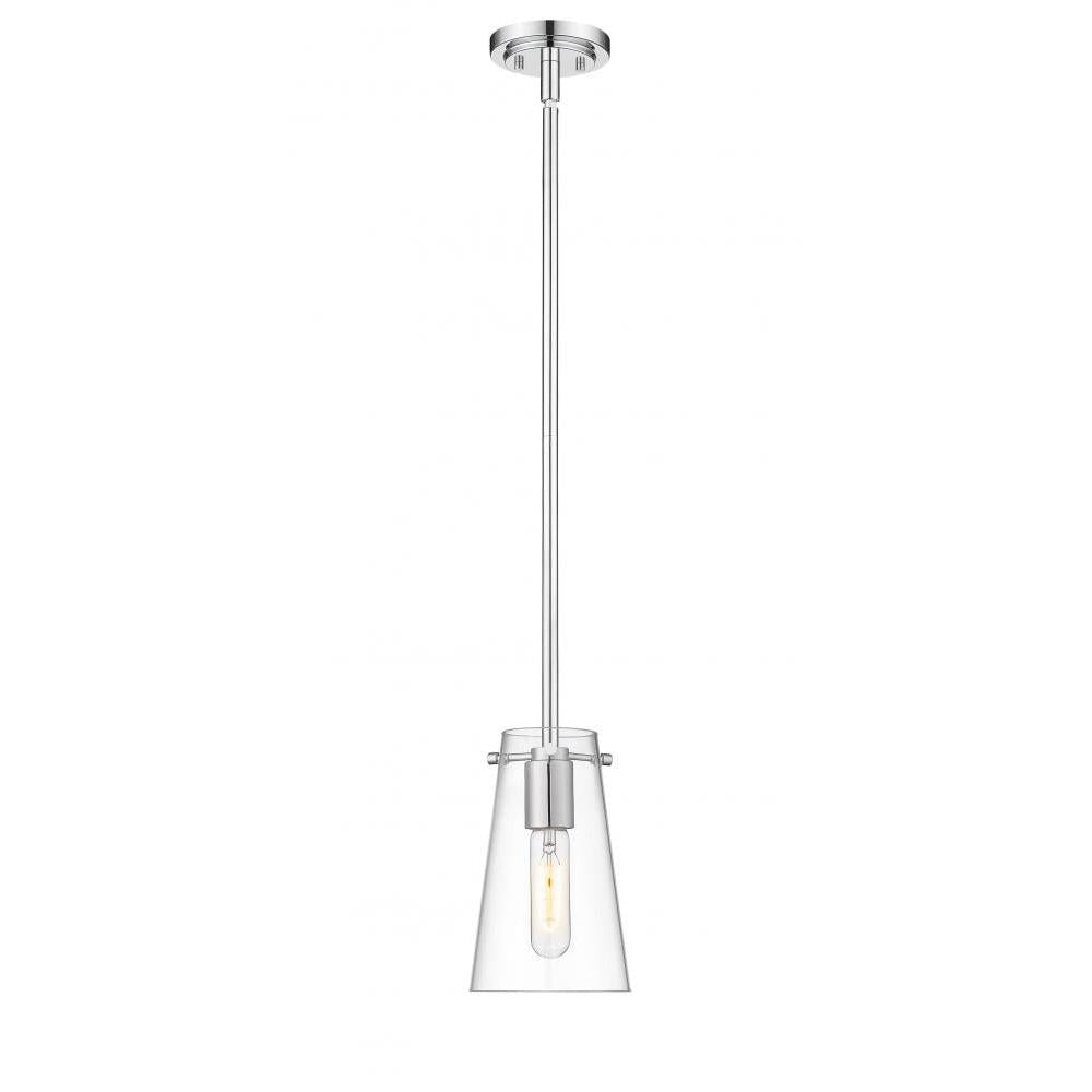 1 Light Pendant-Clear