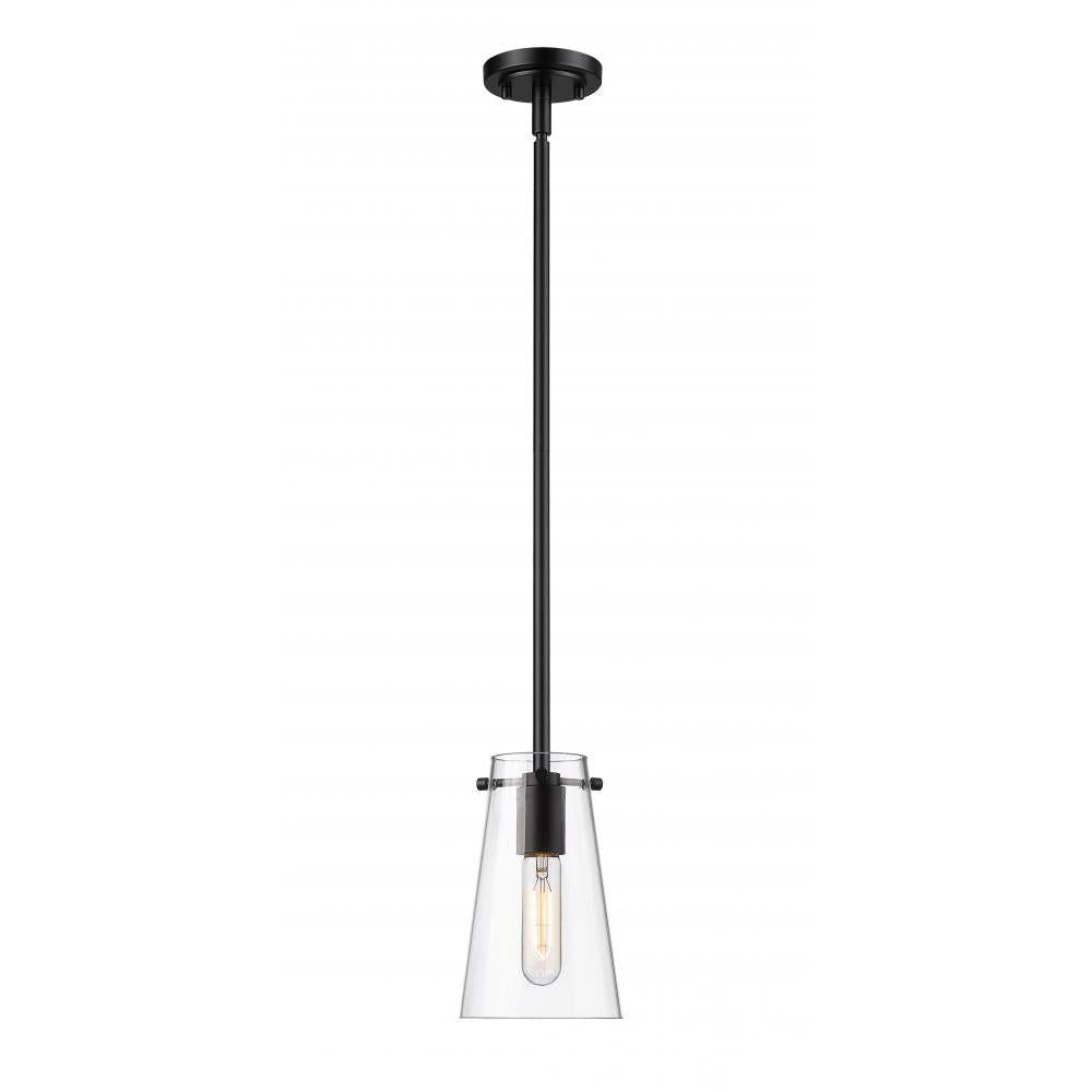 1 Light Pendant-Clear