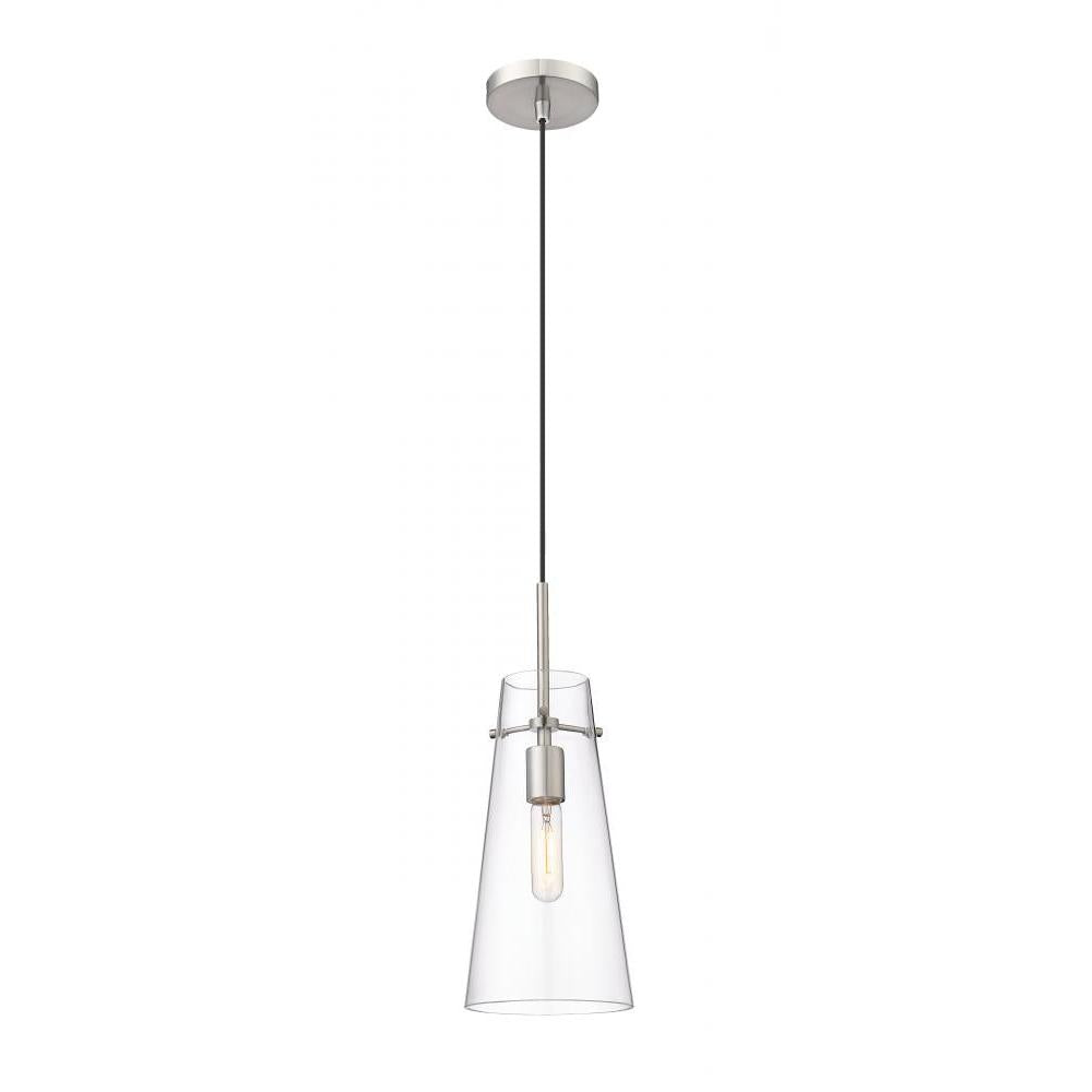 1 Light Pendant-Clear